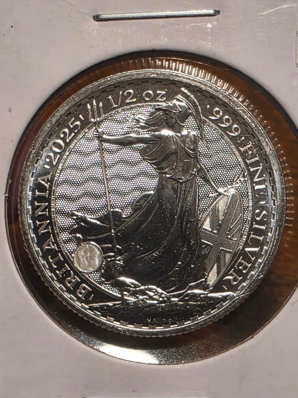 2025 Britannia 1/2 oz .999 Pure Silver - Image 1