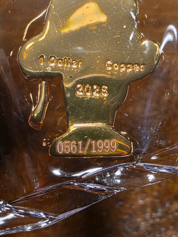  Angel of Independence 11g Gold Guilded Copper - Image 4