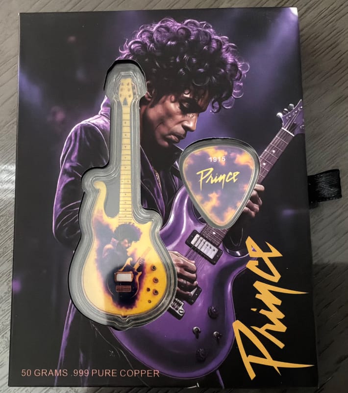Prince 2026 Commemorative Guitar & Pick Set - Image 1