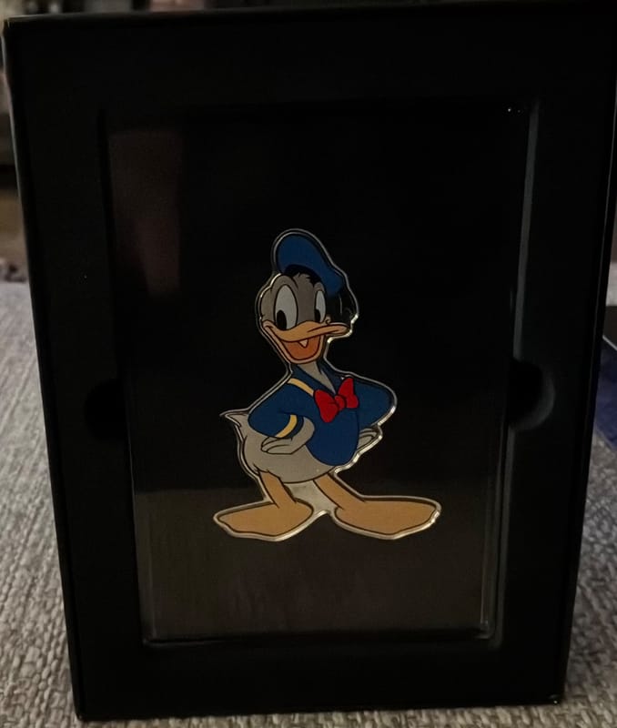2026 Agoro Disney Donald Duck 1/2oz Silver Coin - Image 3