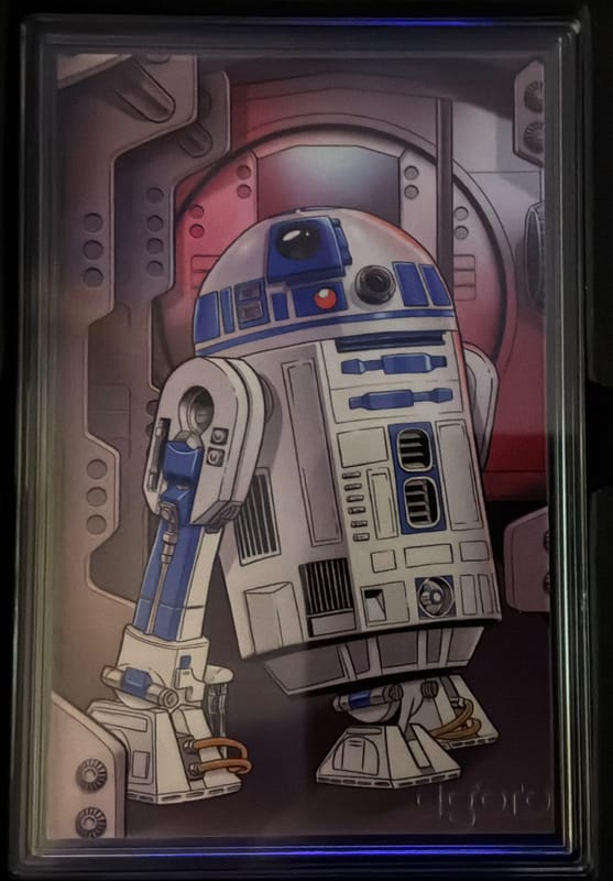 2026 Agoro Star Wars R2-D2 5g Silver Foil Tier 1 - Image 1