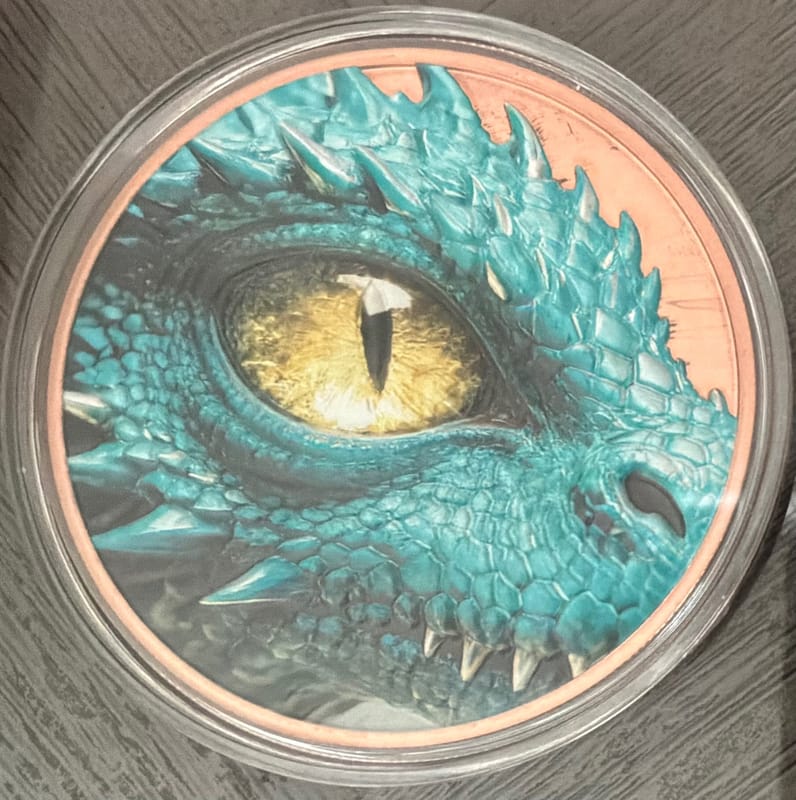 2026 Dragon Flight 5 oz .999 Fine Copper Round - Image 2