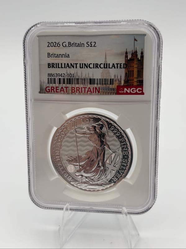 2026 G Britain 1oz .999 Ag Britannia NCG BU - Image 1