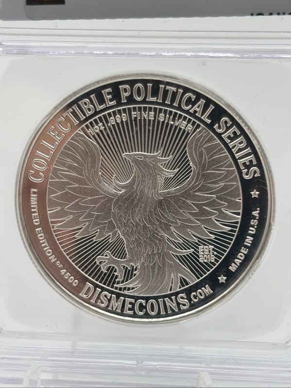 Disme Coins Peace Through Strength 1oz .999Ag - Image 3