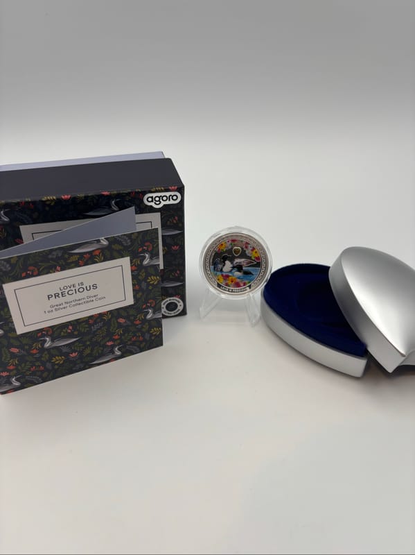 Agoro NIUE 2026 Love Precious 1oz .999Ag Display - Image 1