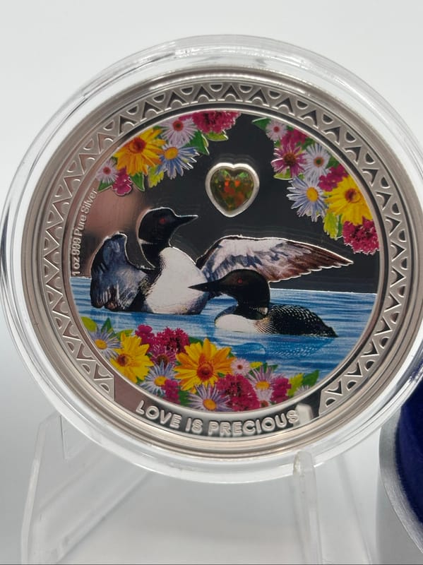 Agoro NIUE 2026 Love Precious 1oz .999Ag Display - Image 2