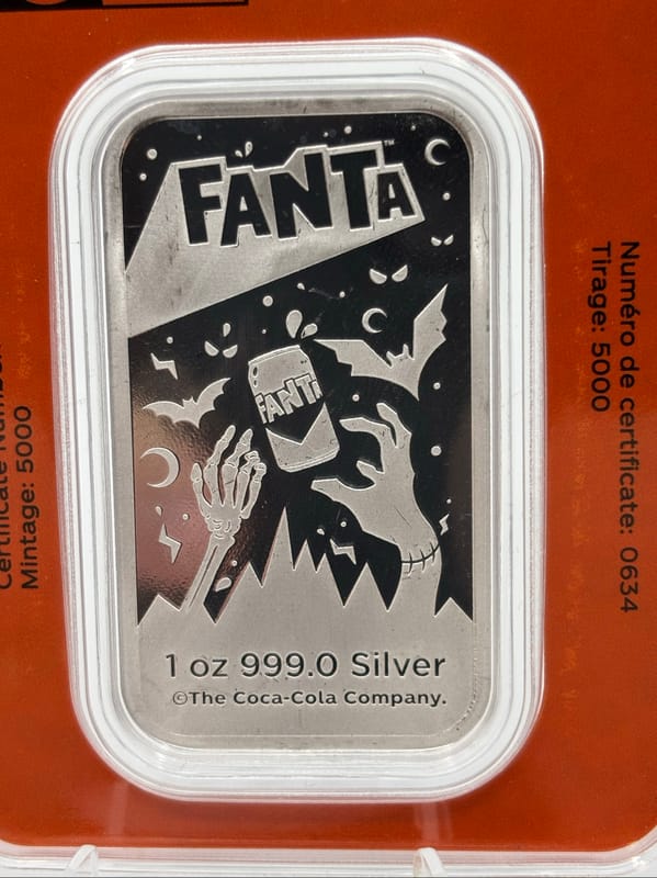 Coca-Cola Wanta Fanta 1oz .999Ag in TEP - Image 3
