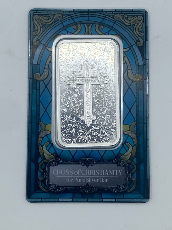 1 Oz silver - PAMP Suisse Christian Cross - Image 2