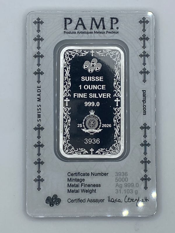 1 Oz silver - PAMP Suisse Christian Cross - Image 6