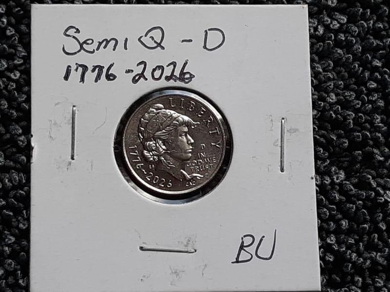 Semiquincentennial Emerging Liberty Dime  - Image 1