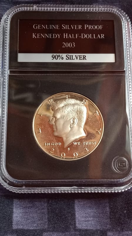 2003 Kennedy Half Dollar Proof - 90% Silver - Image 1