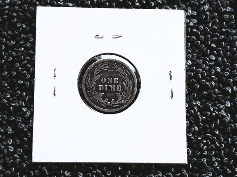 1916 Barber Dime - P - Image 2