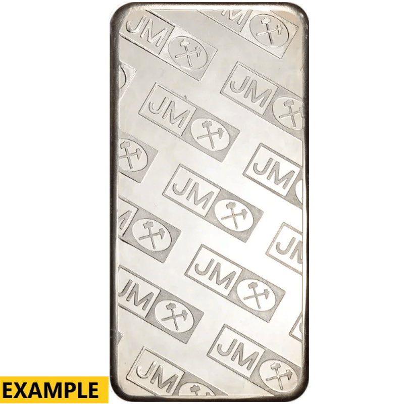 Johnson Matthey 10oz Silver Bar  - Image 2