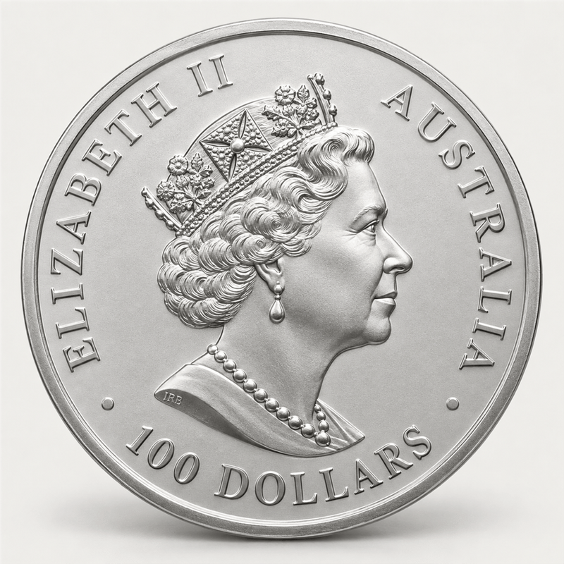 Australian Platinum Kangaroo obverse