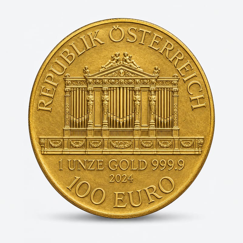 Austrian Gold Philharmonic obverse