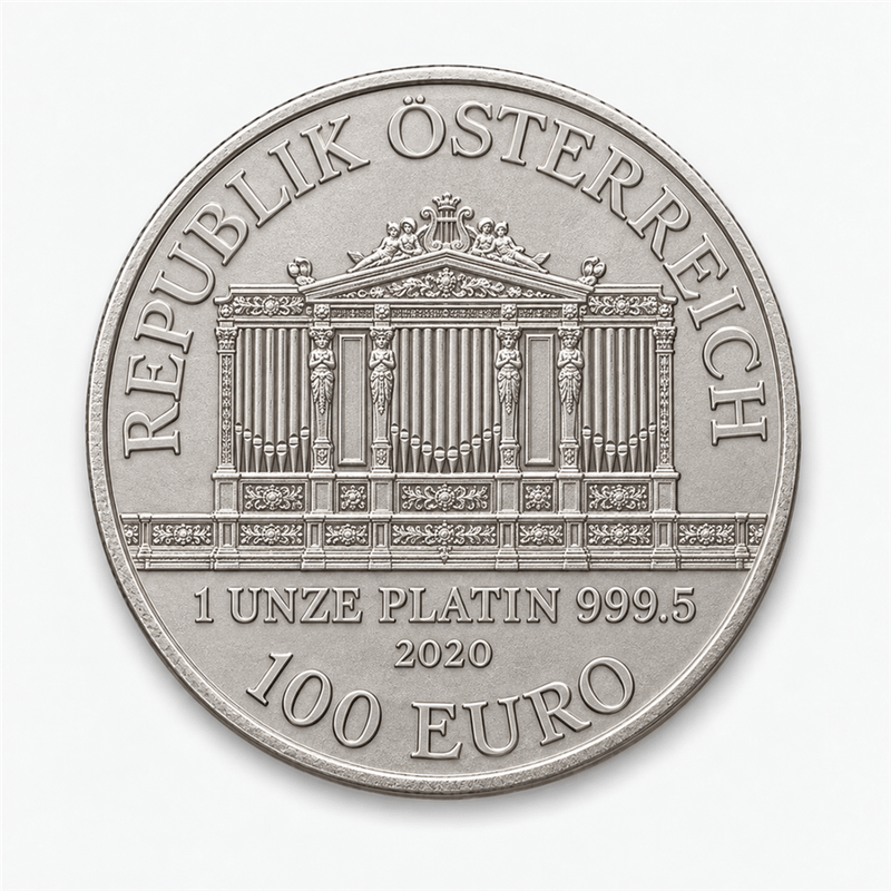 Austrian Platinum Philharmonic obverse