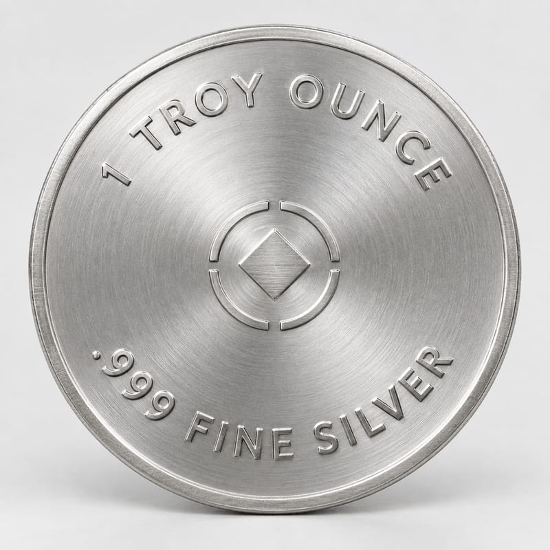 Generic 1 oz Silver Round or Bar obverse