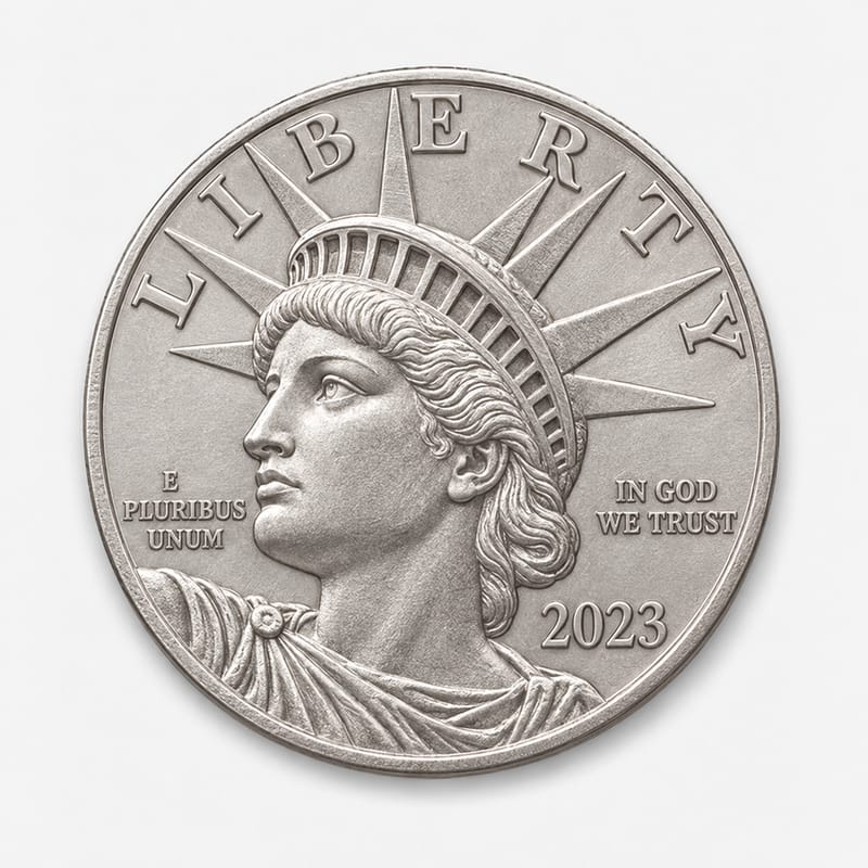 Platinum American Eagle obverse