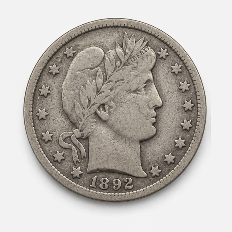 1892-O Barber Dime obverse