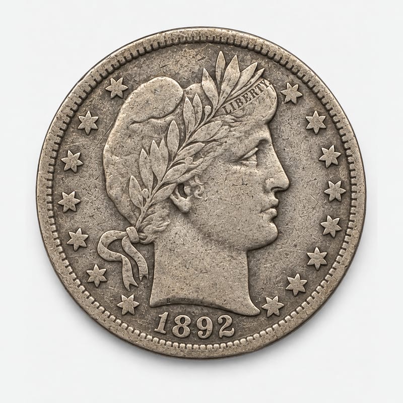 1892-O Micro O Barber Half Dollar obverse