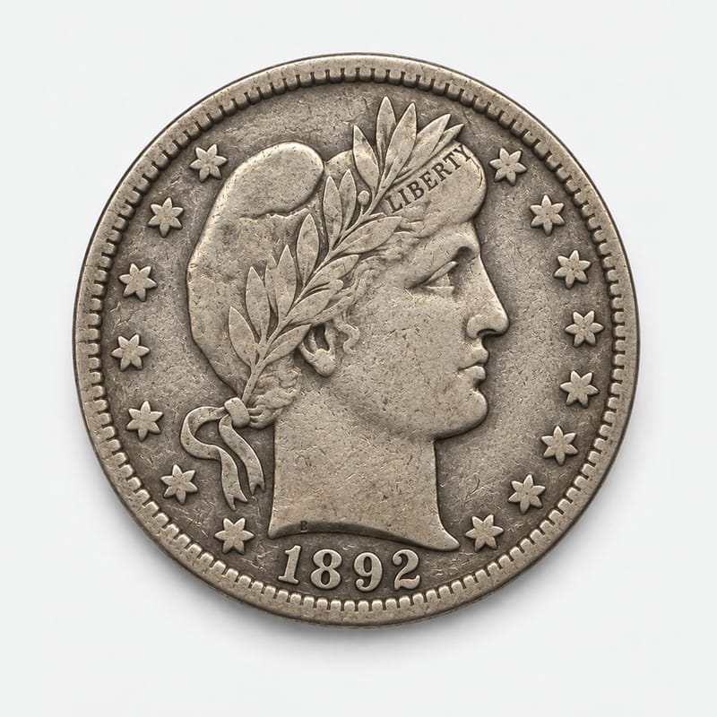 1892-P Barber Half Dollar obverse