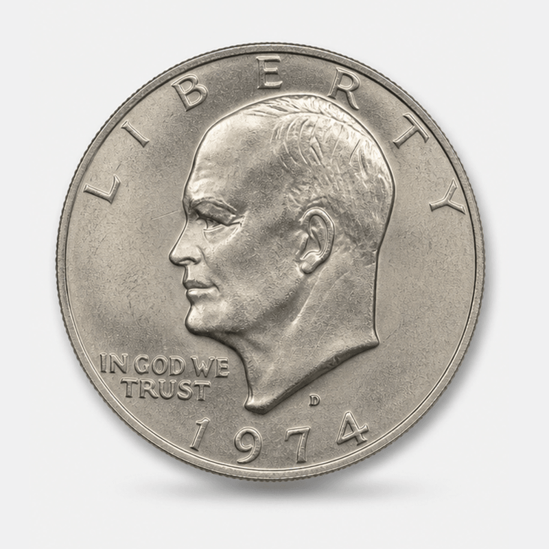 1974-D Eisenhower Dollar obverse