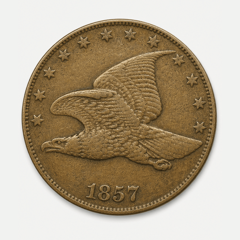 1857 Flying Eagle Cent obverse