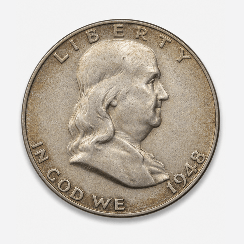 1948 Franklin Half Dollar obverse