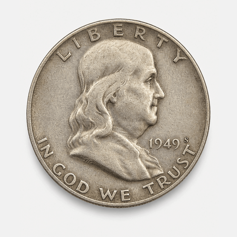 1949-S Franklin Half Dollar obverse