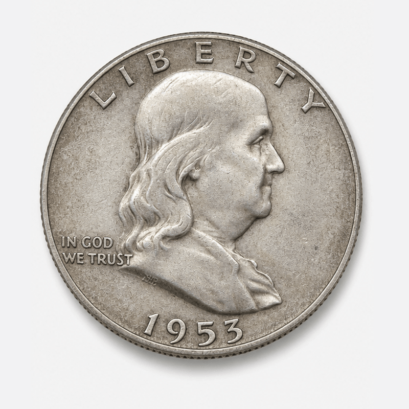 1953 Franklin Half Dollar obverse