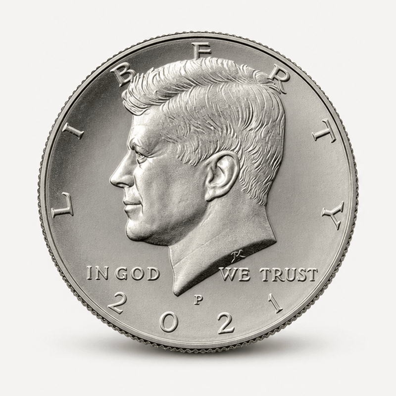 2021-P Kennedy Half Dollar obverse