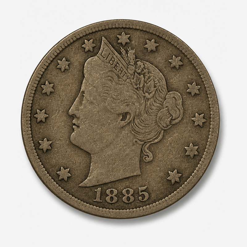 1885 Liberty Head Nickel obverse