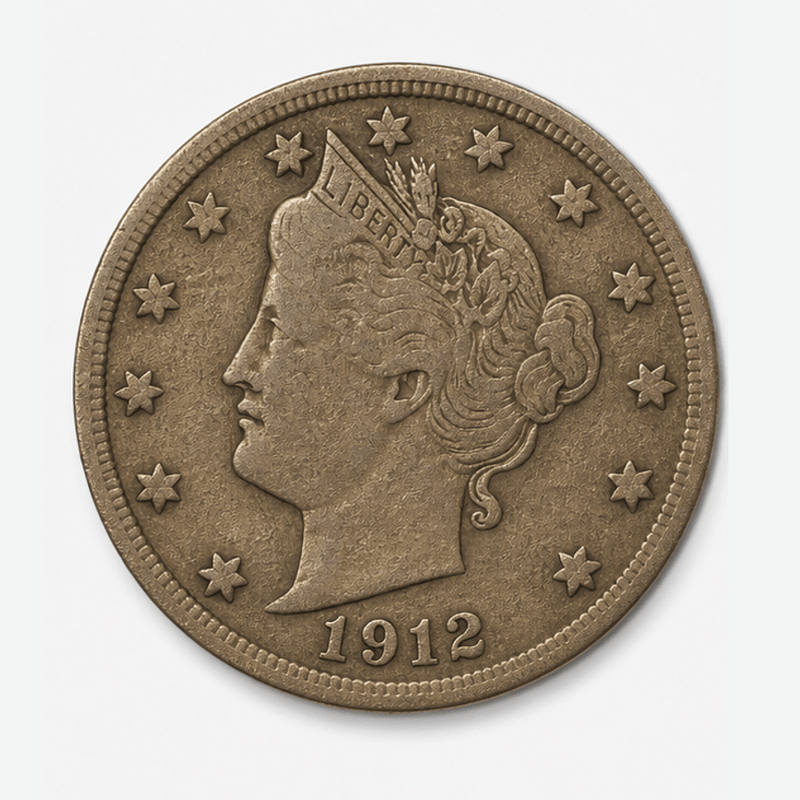 1912-S Liberty Head Nickel obverse