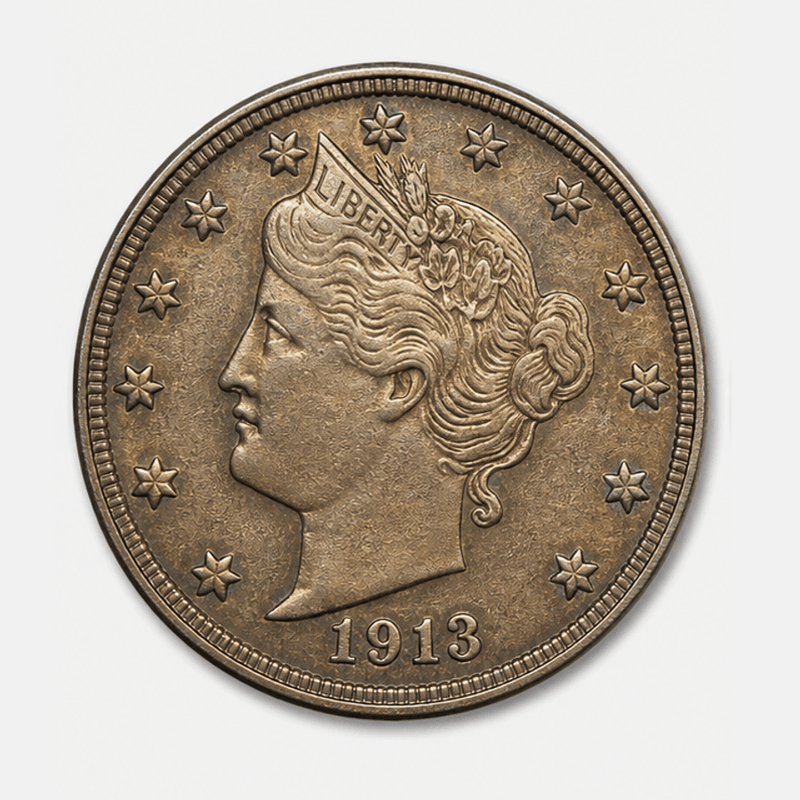 1913 Liberty Head Nickel obverse