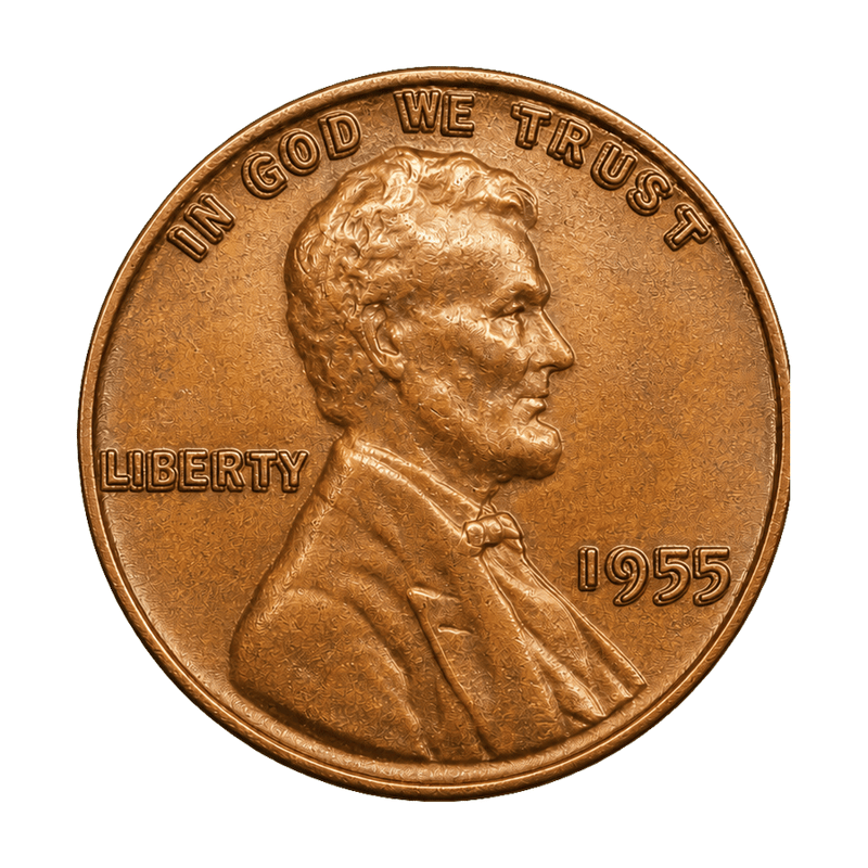 1955 Doubled Die Obverse Lincoln Wheat Penny obverse