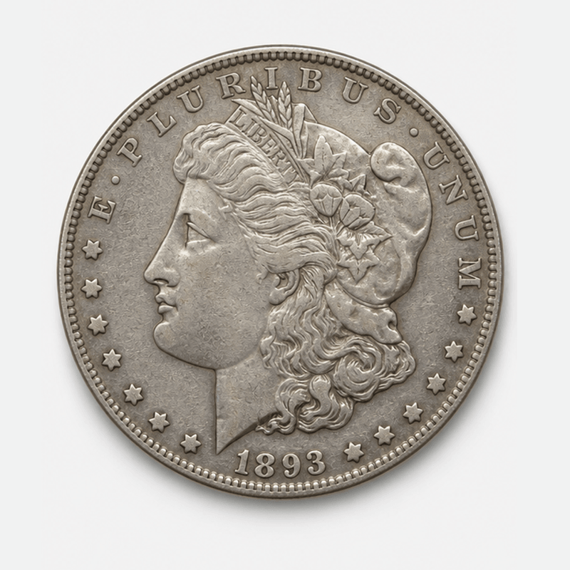 1893-S Morgan Silver Dollar obverse