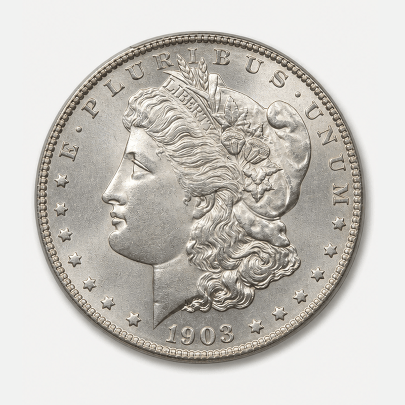 1903-O Morgan Silver Dollar obverse