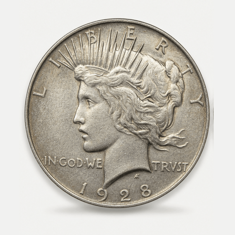 1928 Peace Dollar obverse