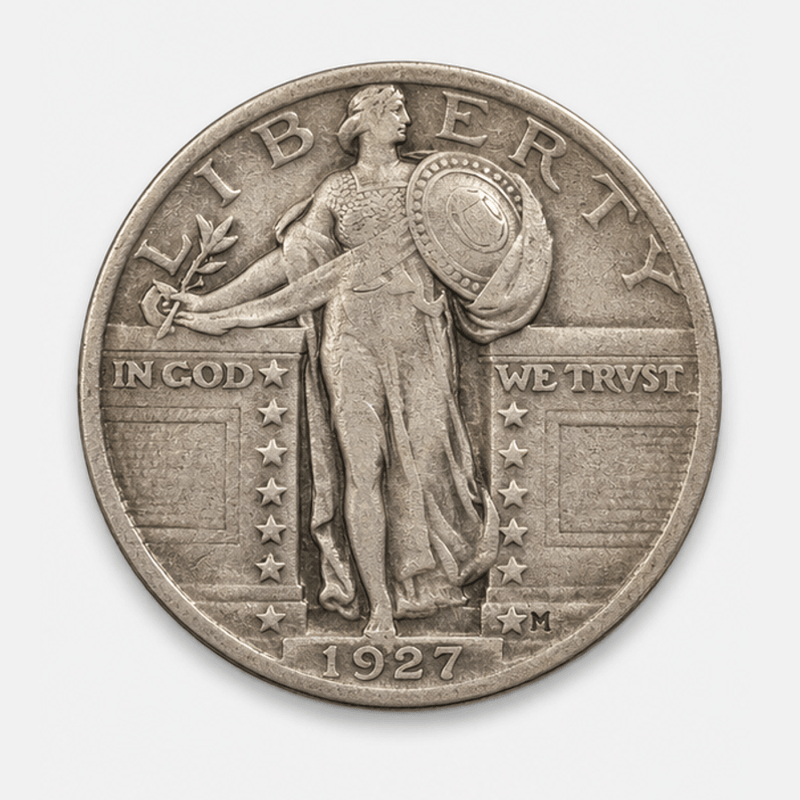 1927-S Standing Liberty Quarter obverse