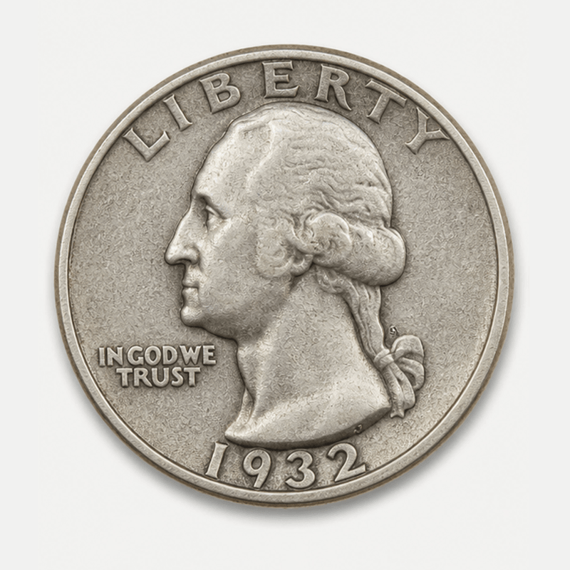 1932-D Washington Quarter obverse