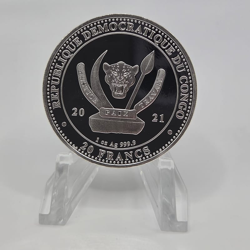 2021 Congo Geiger Bald Eagle 1oz .999