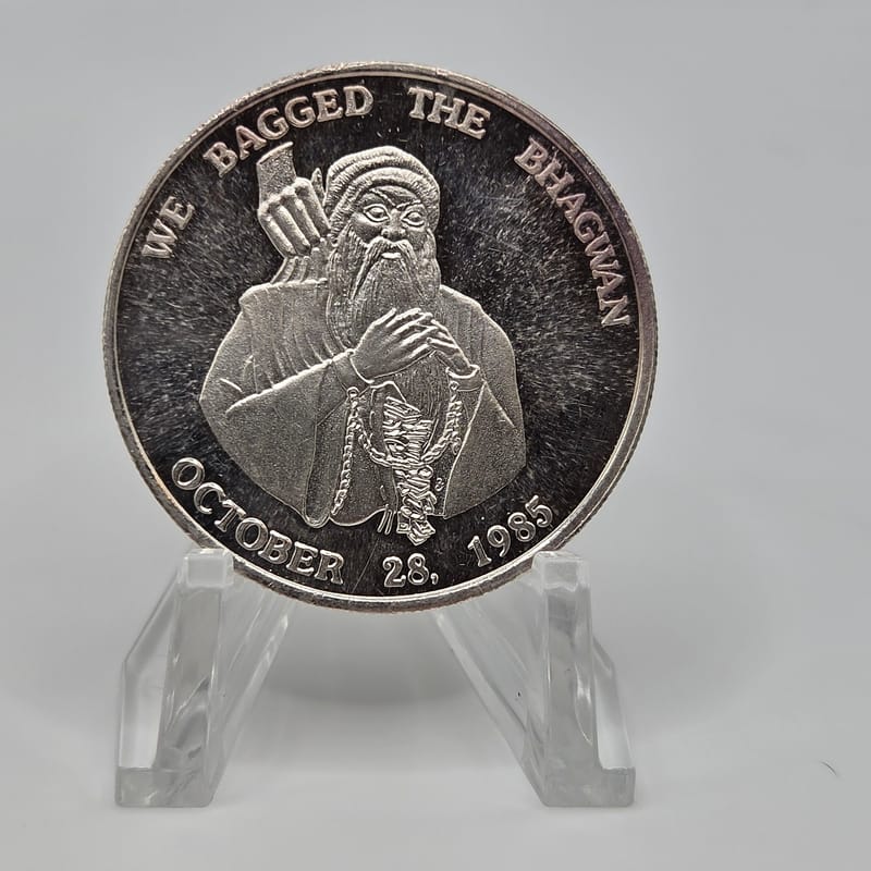 1985 We Bagged the Bhagwan Vintage 1oz .999 Round