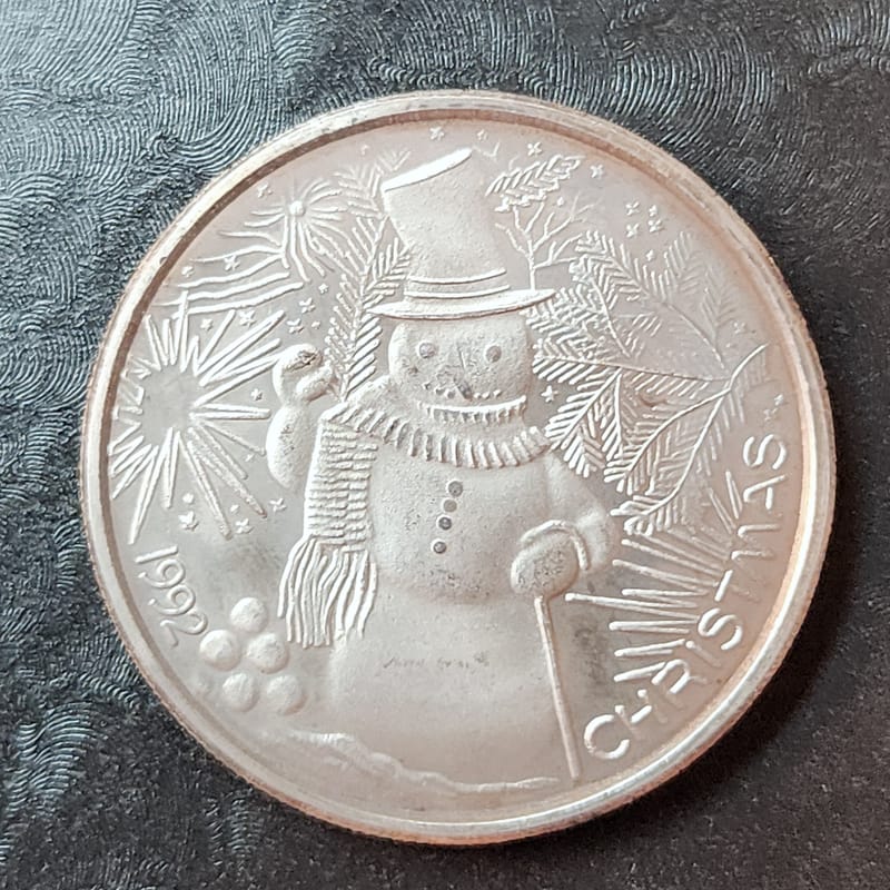 Christmas 1oz - Peace on Earth Round