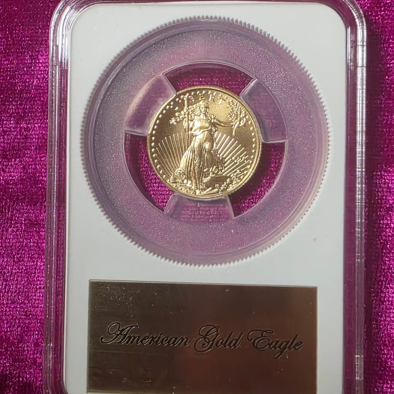 2026 1/4oz American Gold Eagle in custom slab 