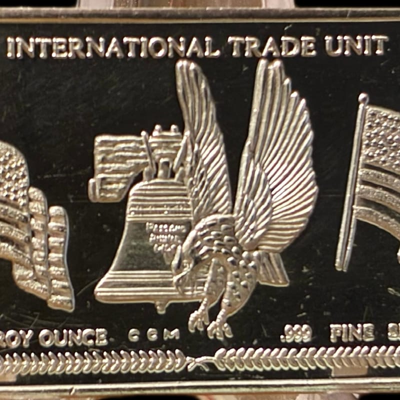 1 oz SILVER CCM VINTAGE BAR-TRADE UNIT