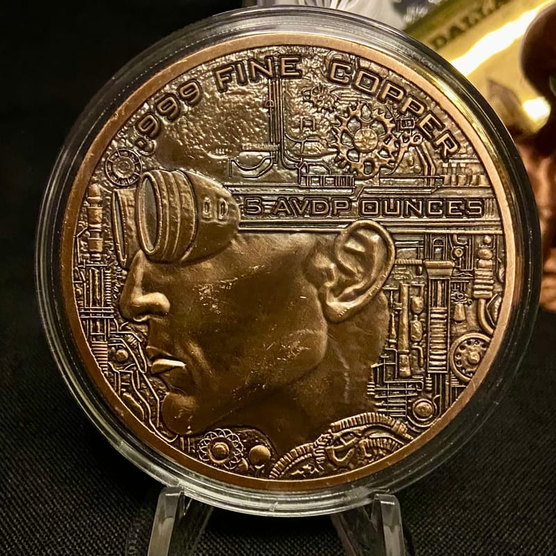 5oz Antiqued Copper Steampunk