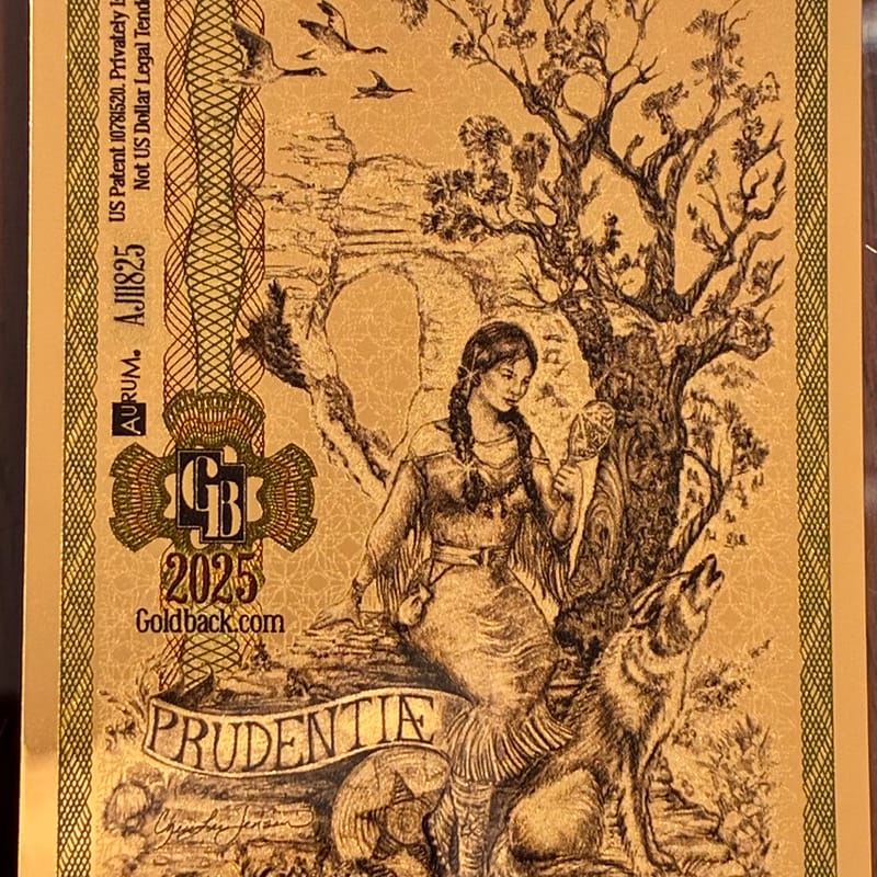 2025 UTAH 1 GOLDBACK 