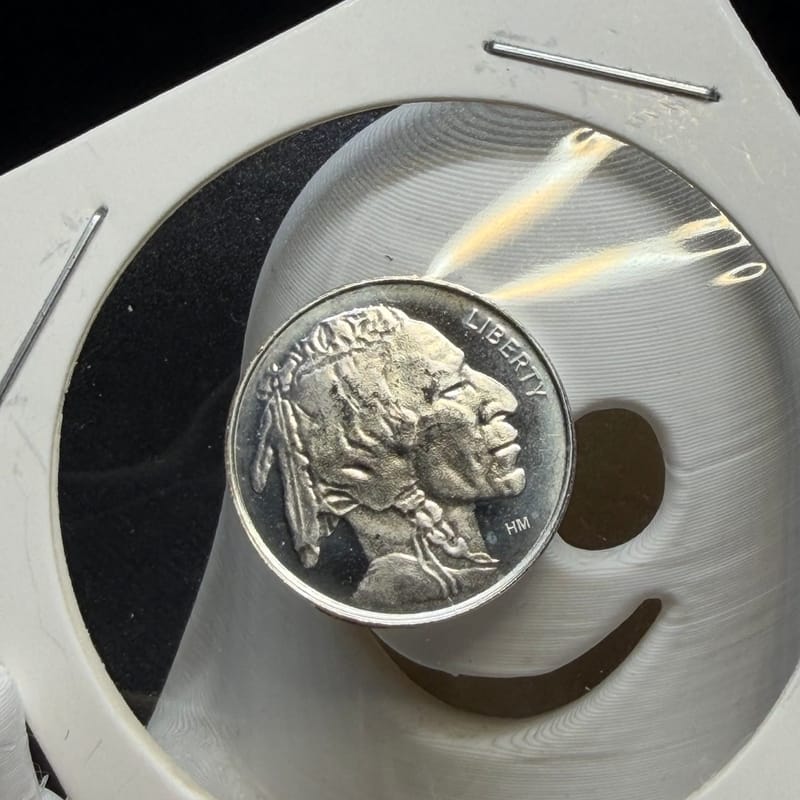 1/10 oz .999 Silver Round Buffalo Design