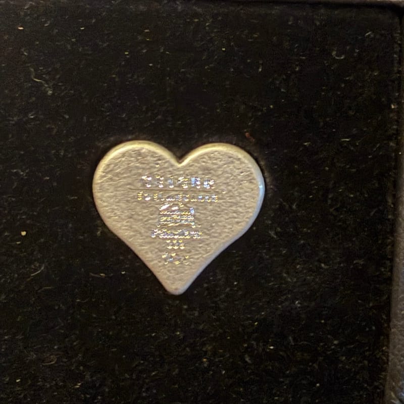 Rare Geiger 1oz Silver Heart w/ Box