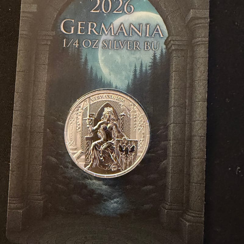 2026 Germania 1/4oz 2 Mark .999 Silver